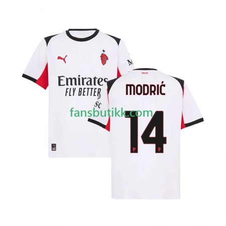 Fotballdrakt AC Milan Luka Modrić 14 Bortetrøye 2025-2026 Kortermet